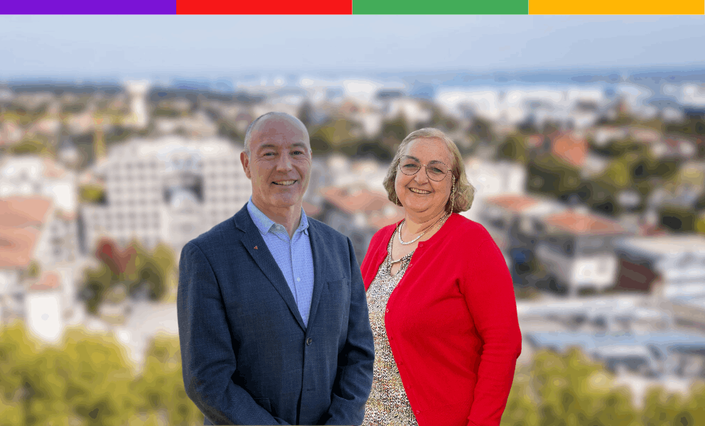 Bannière du site VoxPop! montrant les deux têtes de liste François Lépineux et Samira Alaoui.